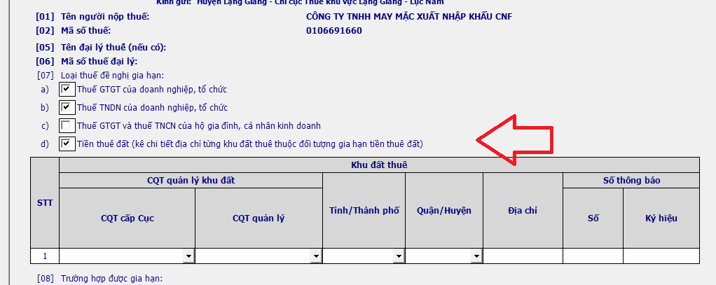 Gia hạn nộp thuế 2021