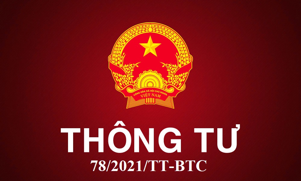 TT78/2021/TT-BTC