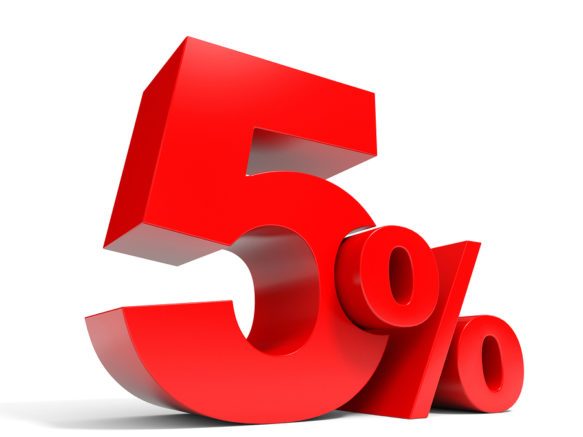 QUY ĐỊNH VỀ CÁC ĐỐI TƯỢNG CHỊU THUẾ 5%